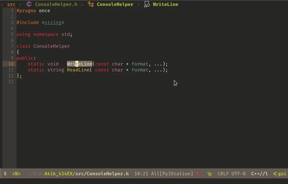 Jumping between declaration and definition in C/C++ code