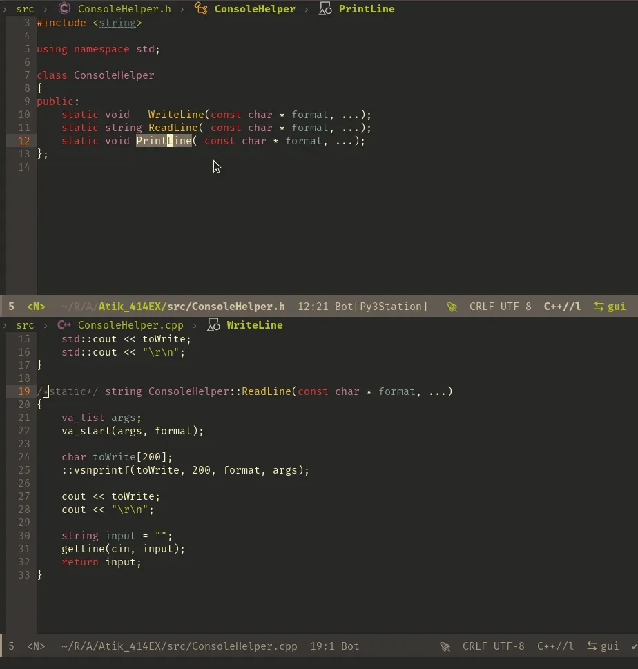 Using emacs srefactor to auto-generate function definitions